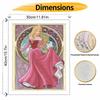 Disney Sleeping Beauty Princess Aurora Oil Paint by Numbers Painting Kit Handmade Diy Home Decor Gifts Wall Art Canvas Unique Painting