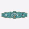 Beaded Bohemian Waist Belt With Firework Design And Elastic Closure For Festivals And Travel