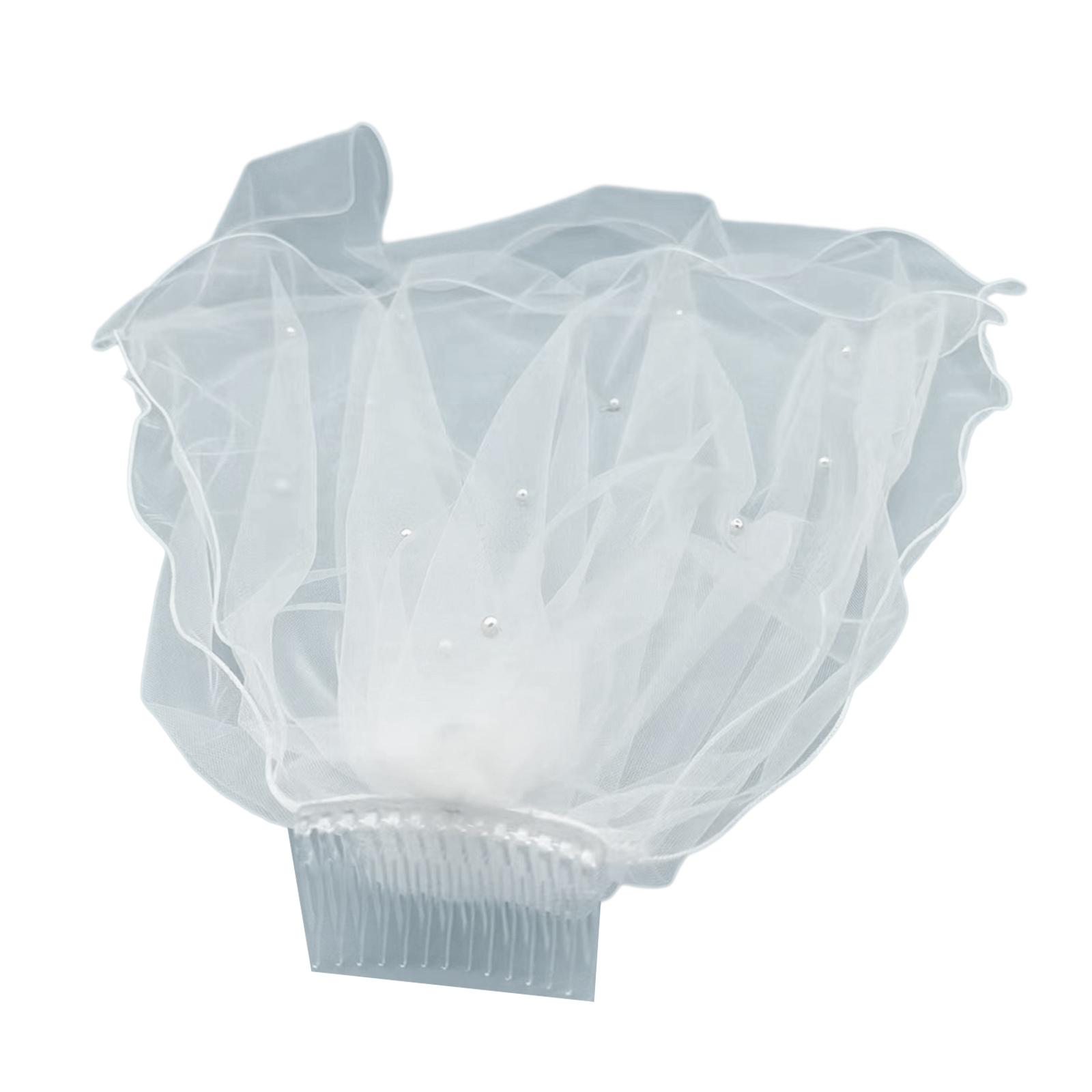 

Свадебная фата женская многослойная тюлевая длинная для девичника, свадебная фата с блестящей короной и жемчугом для свадебной вечеринки B