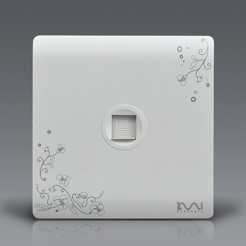 Decorative Wall Socket & Switch Module - Five-Hole Household Power Panel