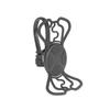 Carbon Fiber Bike Speedometer & Phone Mount with 360° Rotation for Mountain/Road Handlebars