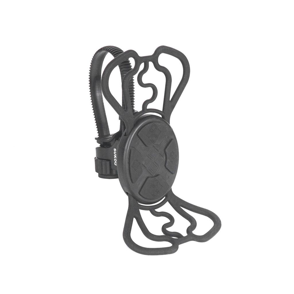 Carbon Fiber Bike Speedometer & Phone Mount with 360° Rotation for Mountain/Road Handlebars