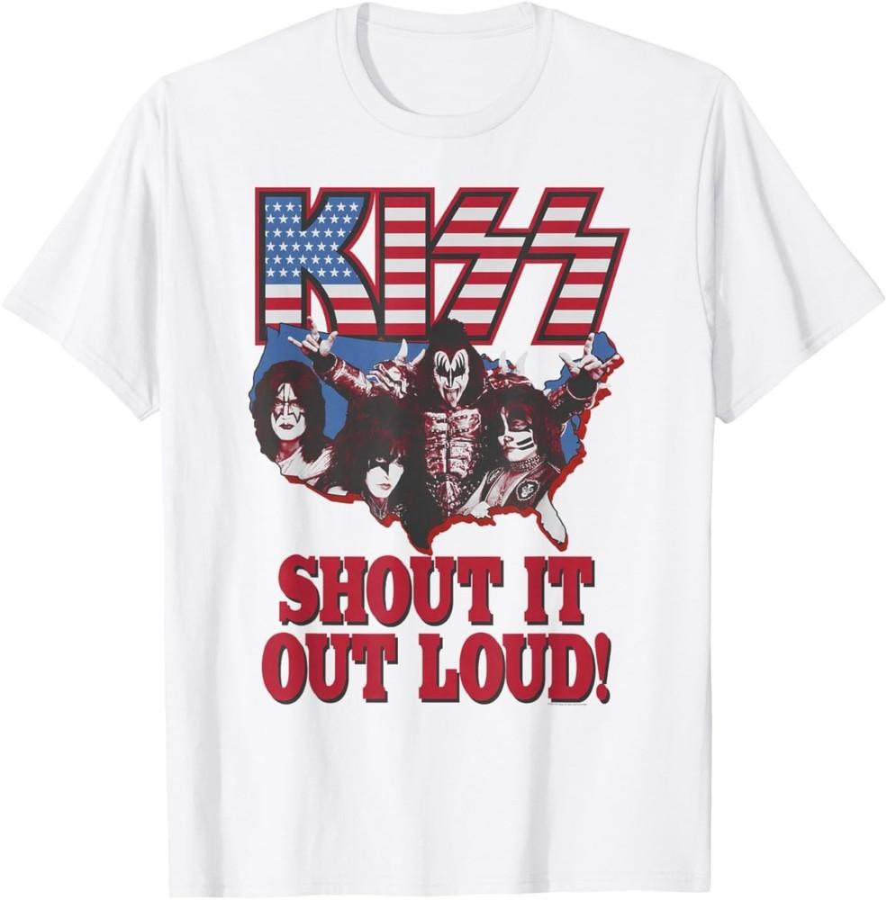 Кричи громко США Унисекс Футболка S