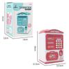 Children's Electronic Safe Toy with Fingerprint Unlock and Rolling Money Feature