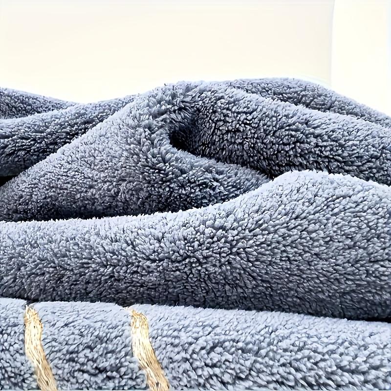 3pcs Extra Large 90x170cm Coral Fleece Bath Towel Set Super Soft Highly Absorbent Quick-Dry Lightweight for Home Hotel Fitness