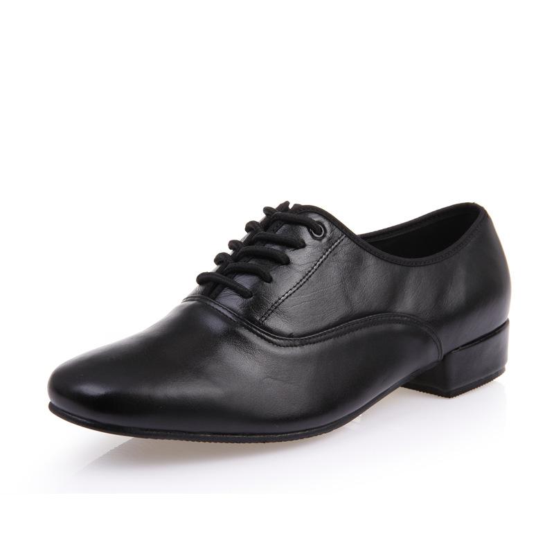 Leather Men Dance Shoes Sports Square Shoes For Men Adult Soft Dance Latin Shoes Modern Waltz Male Sneakers Increase