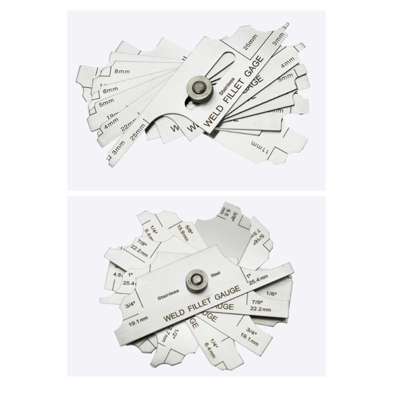 Multifunctional Fillet Weld Gauge Measurement Tool Set for Precise Measurement in Building and Industrial Applications