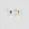 Les Bijoux Philosophy LB_Blue gem pearl earring