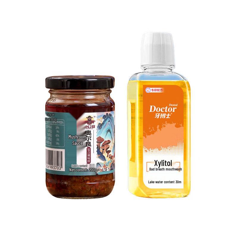 

Dr. Ya Xylitol Mouthwash & Baogong Banquet Mushroom Sauce Bundle