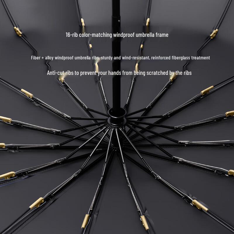 SHJ-YB0115 Automatic 16-Rib Folding Umbrella