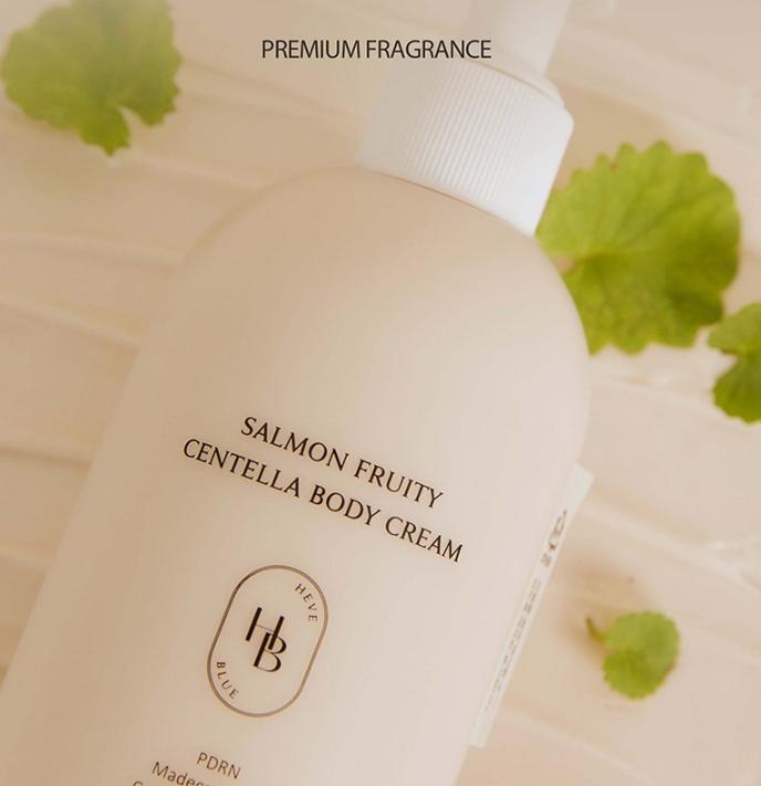 HEVE BLUE Lachs Fruchtig Centella Körpercreme 300ml