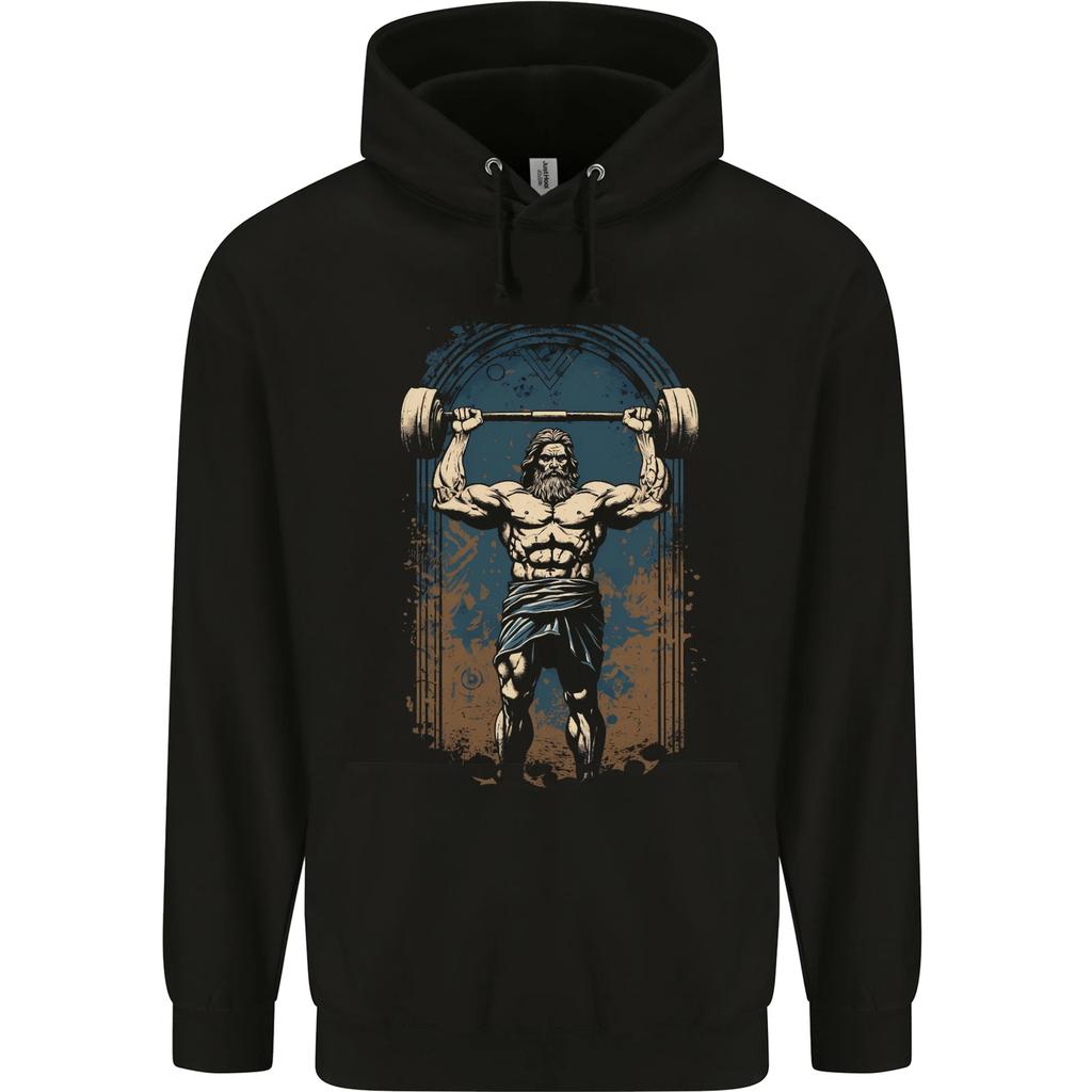 Hercules Gym Bodybuilding Weightlifting Training Childrens Kids Hoodie
