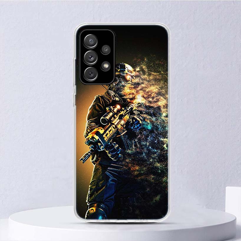 Counter Strike Cs Go Soft Case For Samsung Galaxy A15 A14 A13 A12 A55 A54 A53 A52 Phone Cover A35 A32 A33 A25 A23 A22 A05S A04S