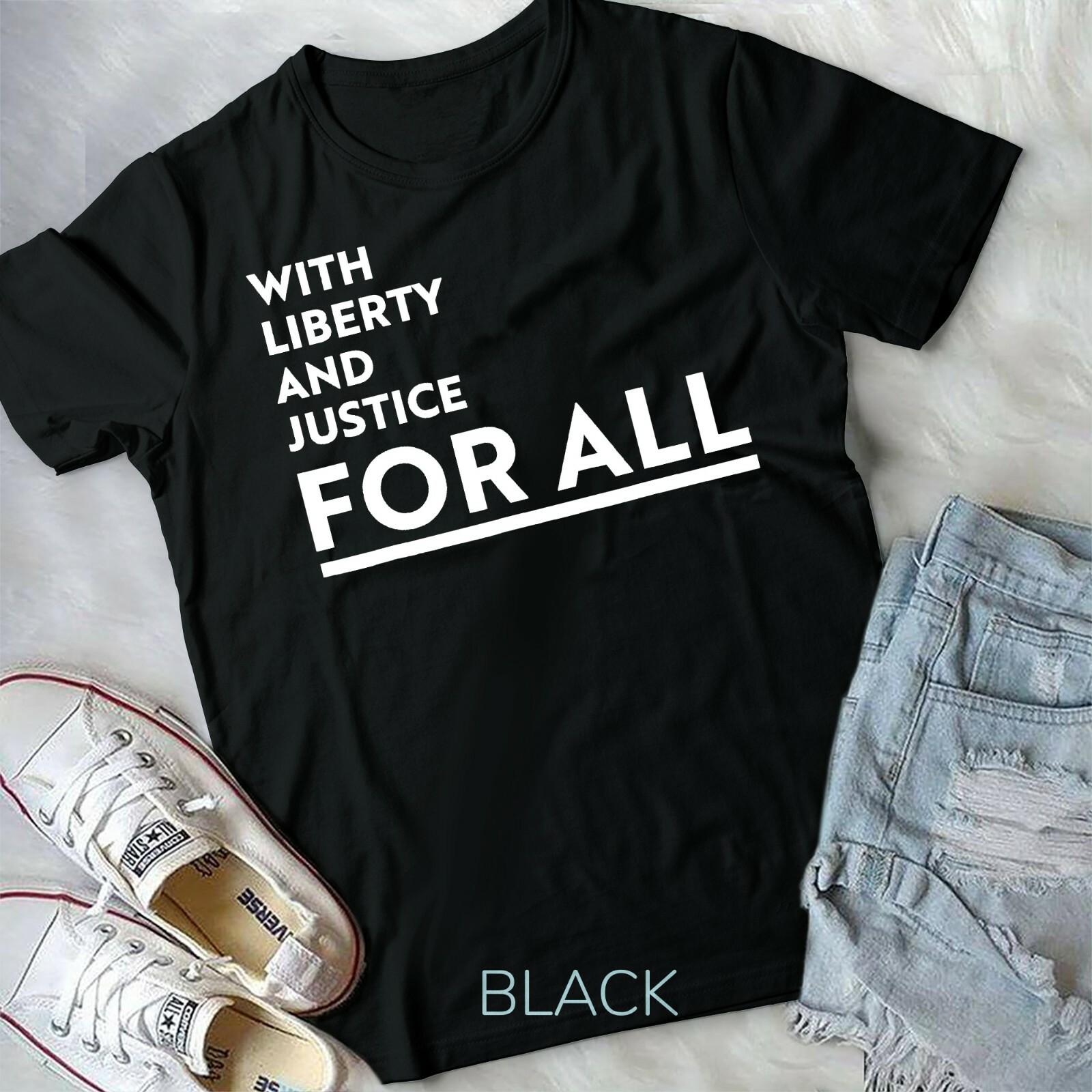 With liberty and justice for all Unisex Youth T-shirt XXL