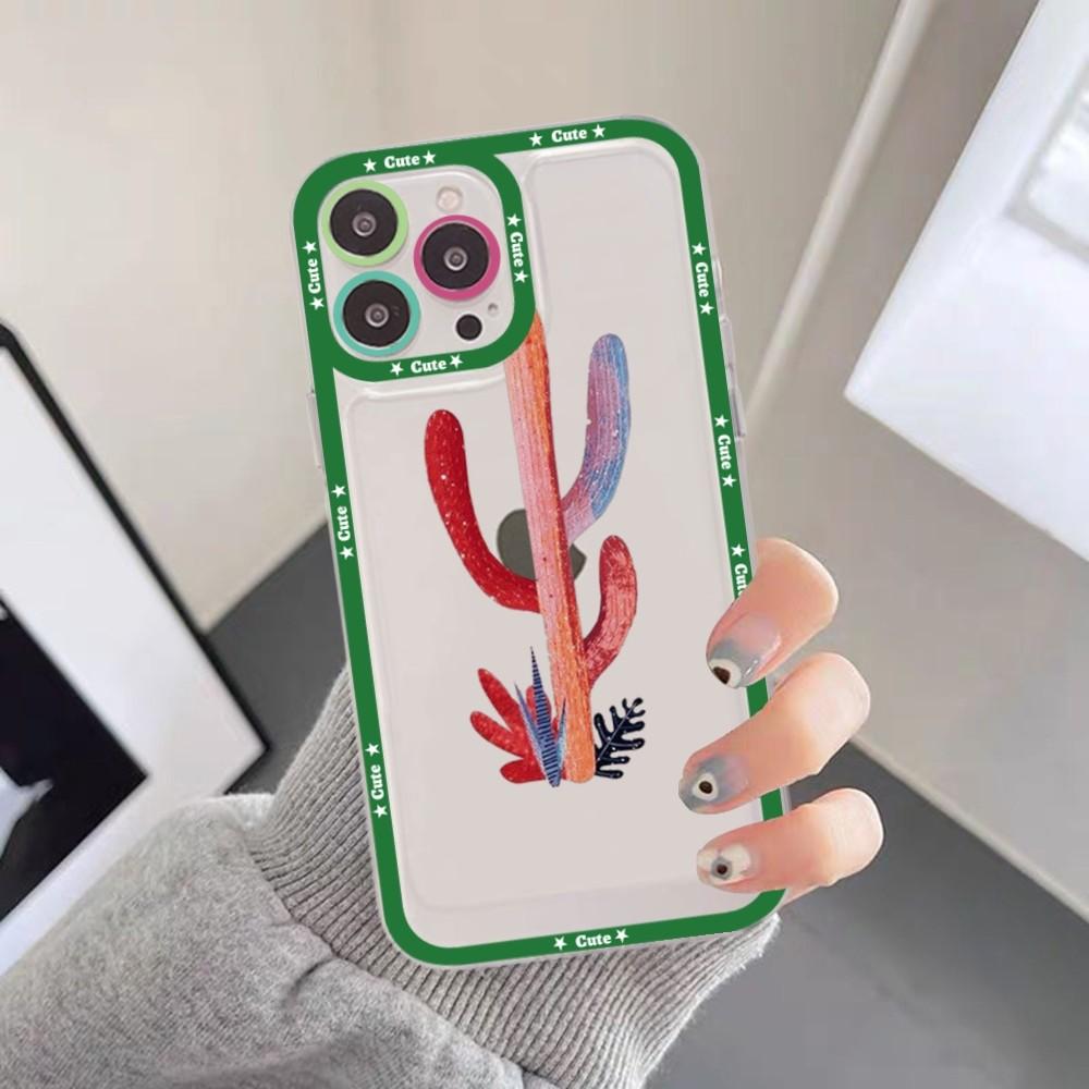 Cartoon Art Summer Cactus Phone Case For Samsung A 10 20 30 70 13 21 32 72 22 51 52 53 71 73 32 4g 32 5g Fundas