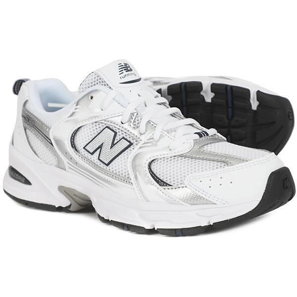New Balance 530 Gs White Silver Metallic Indigo