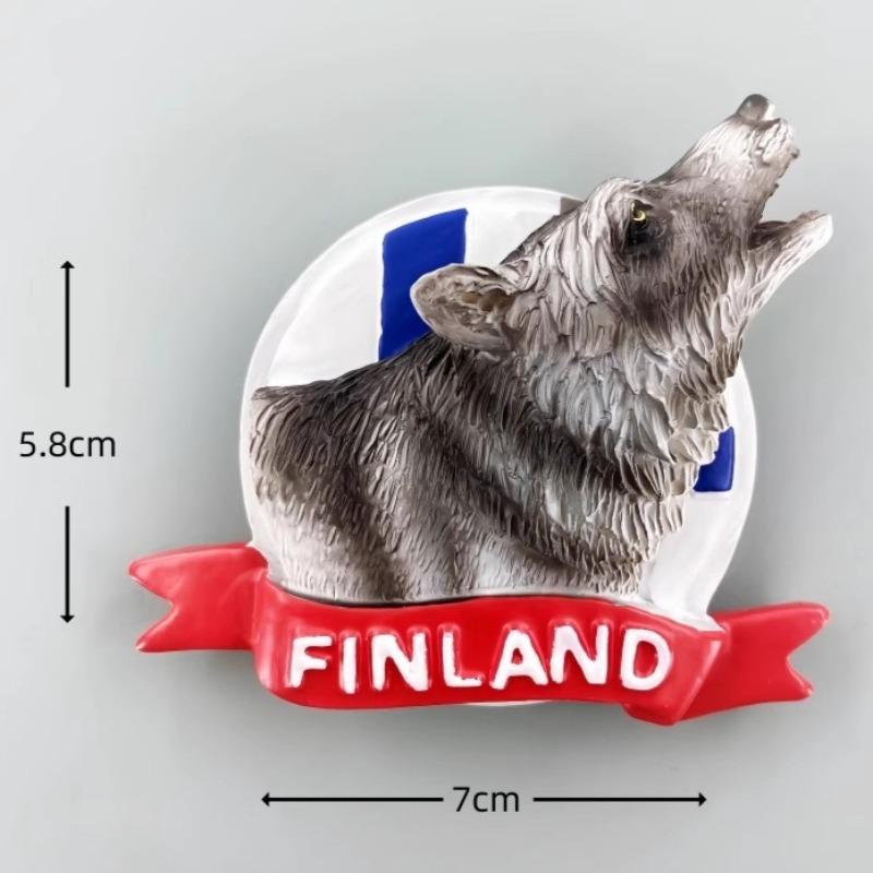 Finland Fridge Stickers Helsinki Travelling Souvenirs Home Decoration Message Board Magnetic Stickers Gifts Fridge Magnets