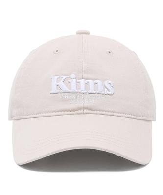 Kimseupeulesikoteunmakes Kims Bam Logo Ball Cap Beige