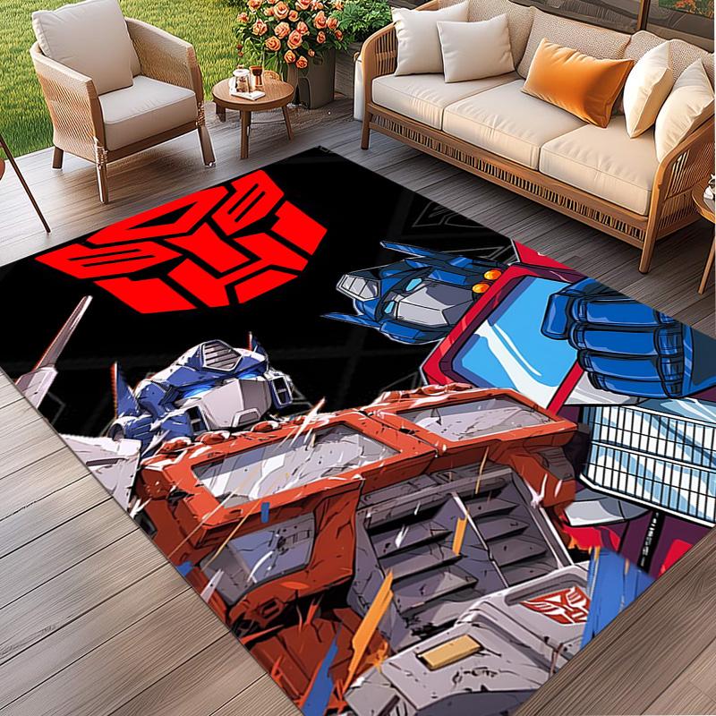 Transformers Print Rug, Washable Floor Carpet, For Entryway Dorm Laundry Room Office Study, Home Decor Birthday Christmas Gift