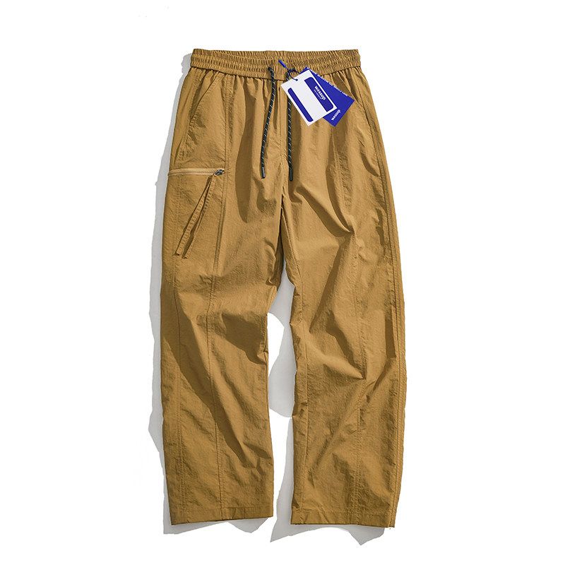 

Wassup American-Style Trendy Quick-Dry Work Pants for Men, Spring and Autumn Loose Straight-Leg Casual Long Pants 2025 Khaki 4XL