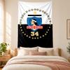 Collingwood Football Club Wandteppich hohe Qualität zur Dekoration von Wohnzimmer Schlafzimmer Studentenwohnheim Wänden ideal als Schlafzimmer Wandkunst oder Weihnachtsgeschenk