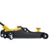 Low Profile Floor Jack, 2.5 Ton Capacity, Steel Racing Floor Jack with Single Piston Quick Lift Pump & Raised Saddle, Hydraulic Trolley Car Lift for