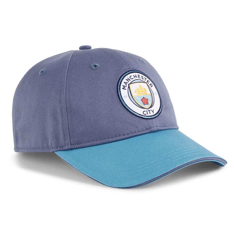 PUMA Cotton Baseball Caps Unisex Blue 025620 12 F