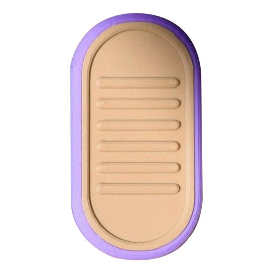 3D Tištěný Fidget Slider Hračka Úleva od Stresu Kosočtverec Včelí Plástev Paralelní Dráha Údolí Texturovaný Slider Kapesní Velikost Děti Dospělí Senzorická Hračka Slider
