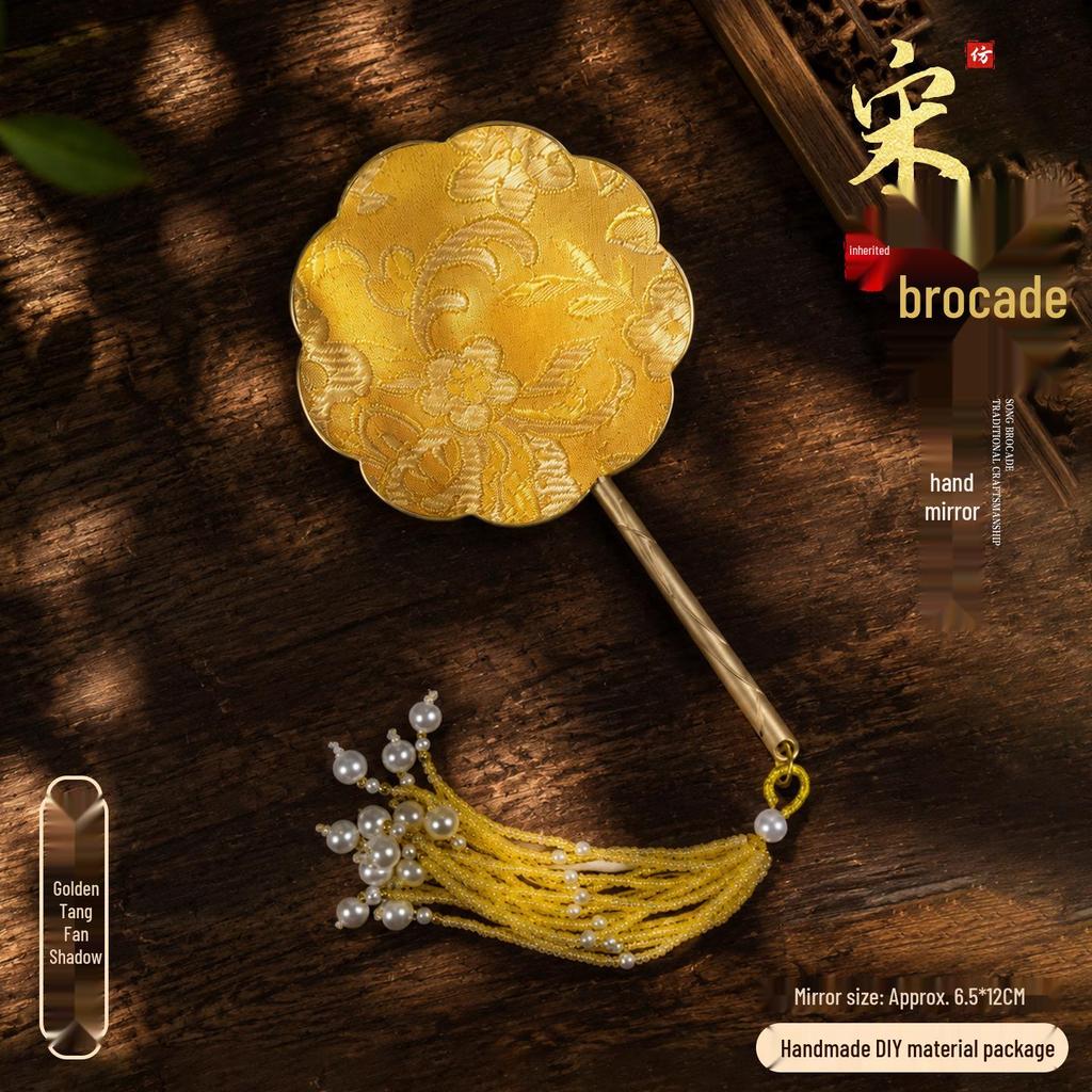 Muttertag DIY Brokat Spiegel Set: Geschenk im chinesischen Stil für Veranstaltungen am 8. März und Teambuilding-Aktivitäten.
