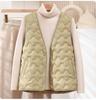 2025 High-End Lightweight Warm V-Neck Down Vest - 90% White Duck Down, Versatile Fashion Gilet for Autumn/Winter