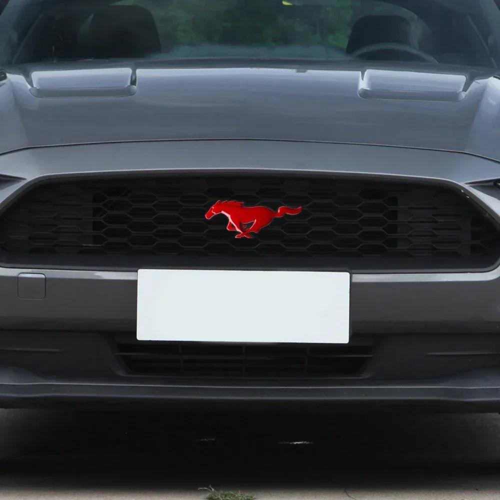 Car Sticker Ford New 2025 Hot 3D Metal Styling Car Front Grill Badge Sticker Decal for Ford Focus Mustang 2 3 4 MK2 MK3 MK5 Fies