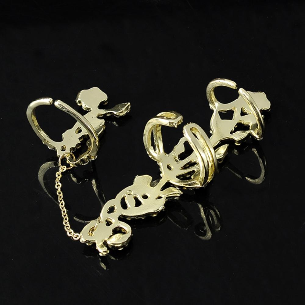 Multiple Finger Rings Jewelry Crystal Rings Knuckle Band