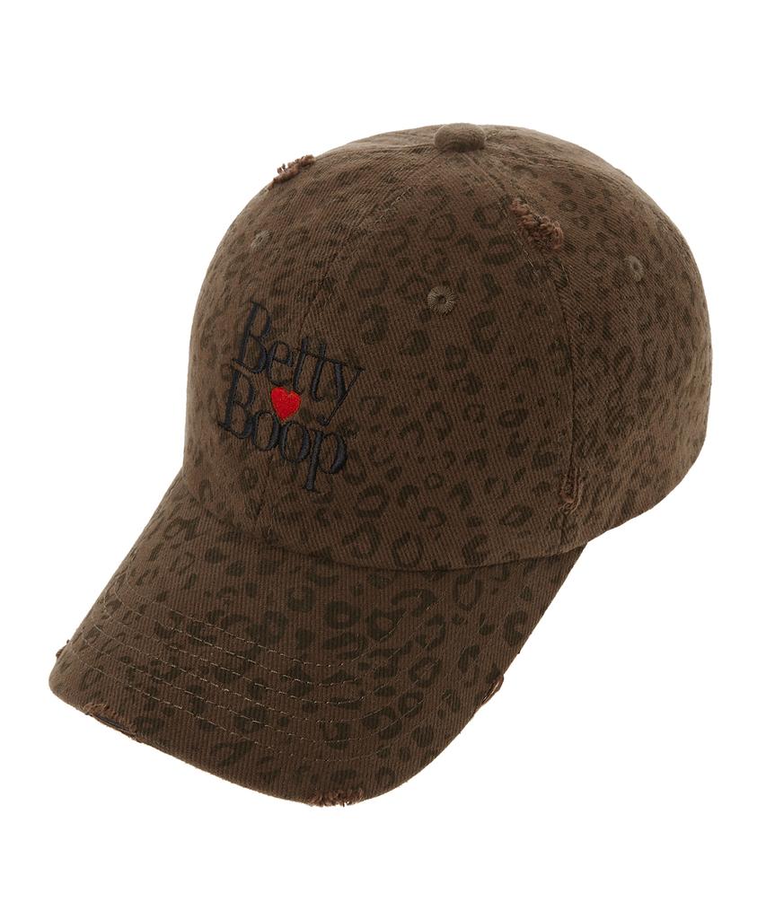 CNVS Betty Boop Leopard Ball Cap_Brown