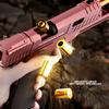Pistol Shell Throwing Continuous Firing Blowback Soft Bullet Gun Empty Hanging Birthday Gift