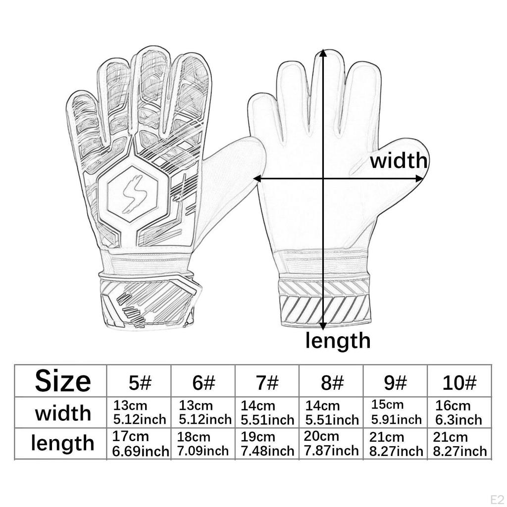 Football Goalkeeper Gloves Goalie Training Latex Accessories Thickened Equipment Goalkeeping