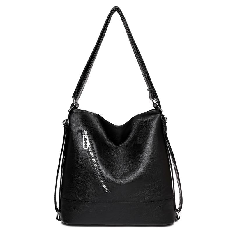 Herbst- und Winter-Einkaufstasche, großes Fassungsvermögen, modische One-Shoulder-Handtasche, trendige PU-Einzel- und Doppelschultertasche mit doppeltem Verwendungszweck