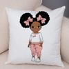 Cute Cartoon Girl Pillowcase Sofa Cushion Cover Home Children's Room Decoration