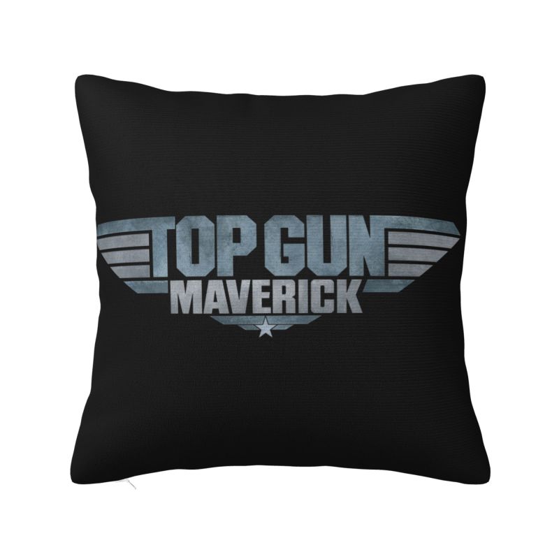 Tom Cruise Maverick Film Top Gun Cushion Covers Soft Luxury Pillow for Sofa