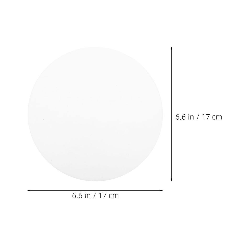 4 Stück Runde Acryl Deckenleuchte Abdeckung 17cm Ersatz Lampenschirm Panel Weich Mattiert Diffusor für Wohnzimmer Büro