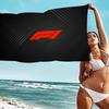Racing Car F1 Microfiber Printed Beach Towel Mountain Climbing Yoga Beach Swimming Running Absorbent Soft Towel