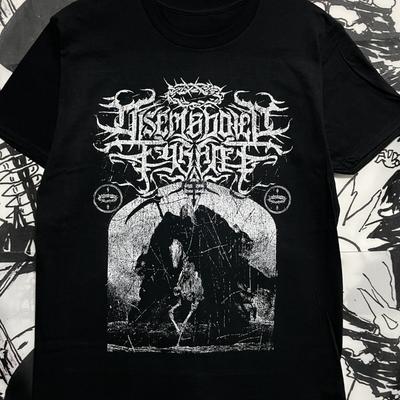 2025 Entkörperter Tyrann Symphonische Melodie Deadcore Band Bedrucktes Herren- und Damen-Metal-Rock-Lockeres Baumwoll-T-Shirt