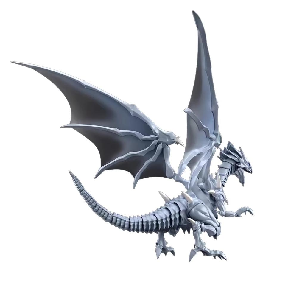 Yu-Gi-Oh Arrogant Dragon Blue-Eyes White Dragon Assembly Model Figure - Desktop Decoration Ideal Holiday Or Birthday Gift