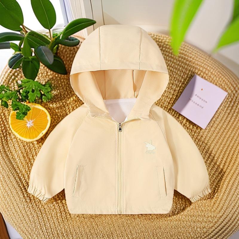 867 Kids' Stylish Spring & Autumn Jacket - Boys & Girls Solid Color Outdoor Coat, Ideal for School Uniforms