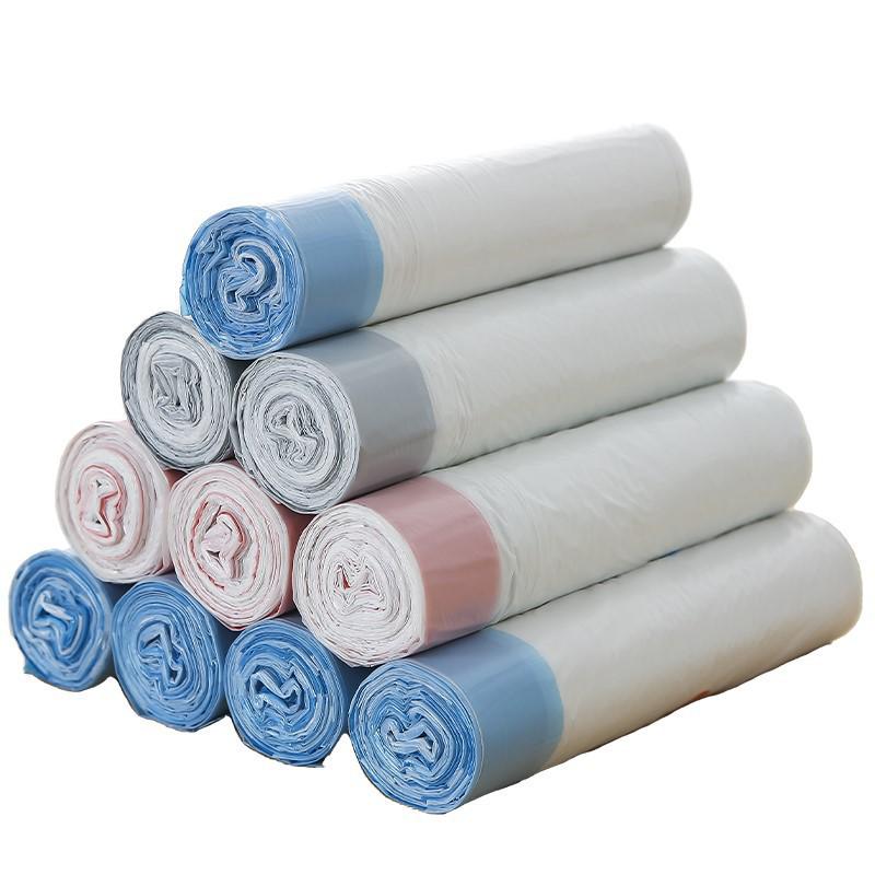 Large White Drawstring Garbage Bags, Thickened for Kitchens, Disposable with Automatic Closure, Free Shipping