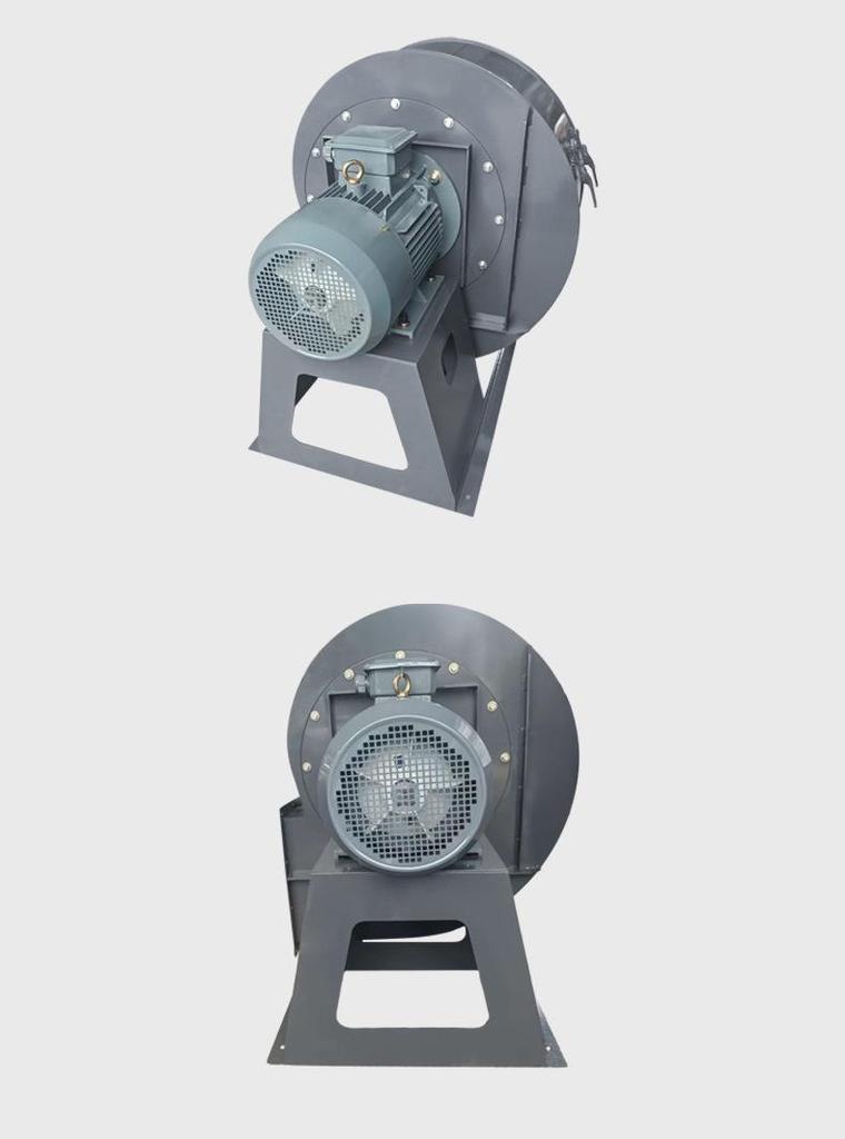 Explosion-Proof Variable Frequency Centrifugal Fan 4-72A for Industrial Dust Removal and Ventilation.