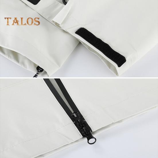 Erkek Kadın Rüzgarlık Su Geçirmez Dik Yaka Kapüşonlu Ceket Dış Giyim Ceket Yürüyüş Tırmanış Sporları için Fermuarlı Cepli