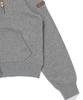 Bibissieoseu Women'S Soft Warm Zip-Up Hoodie In Melange Grey