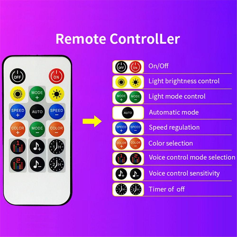 Neon 48 LED Car Interior Ambient Lamp With USB Automotive Interior Decorative Lights