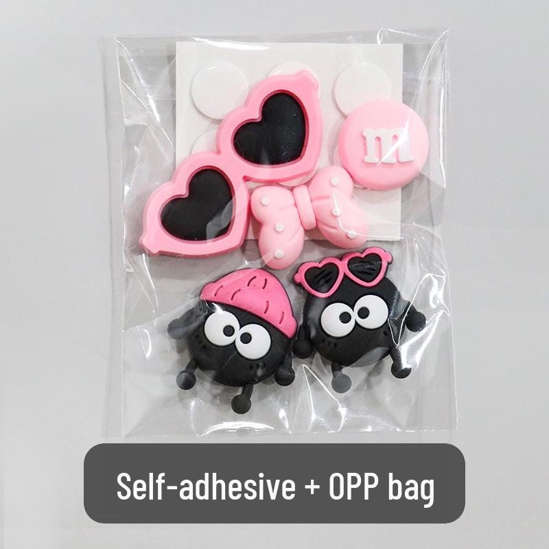 3D Cartoon Water Cup Sticker: Soft Glue Decoration, Mixed Style DIY, No-Trace Adhesive, Cute Phone Case, Refrigerator Magnet