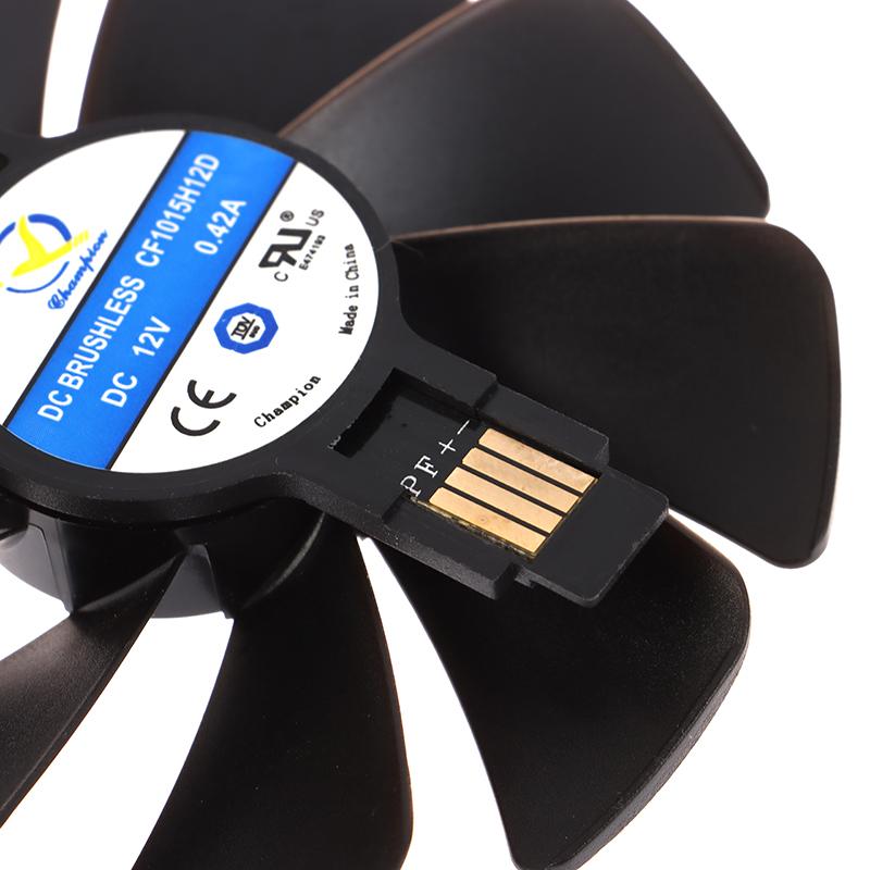 Cf1015H12D Chladičový ventilátor pro Radeon Rx 470 480 580 570 Nitro Mining Edition Rx580 Rx480 Herní grafická karta Chladicí ventilátor